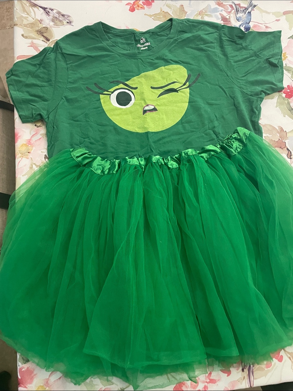 Unbranded Green Emoji Tutu Set — Women's Halloween Costume